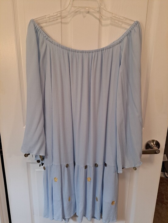 Lilly Pulitzer Dresses & Skirts - Lilly Pulitzer Delaney Tunic Dress Boho Blue